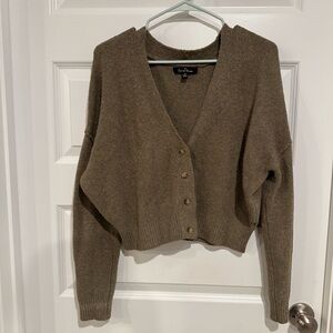 🤎 Love Tree Cropped Button-Front Cardigan | Modern Cozy Luxe 🤎